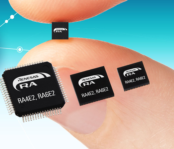 Renesas Expands RA MCU Family with Two New Entry-Line Groups